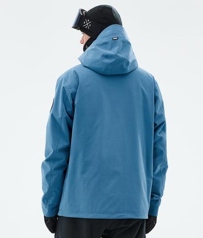 Snowboard Jacket Men Blue Steel