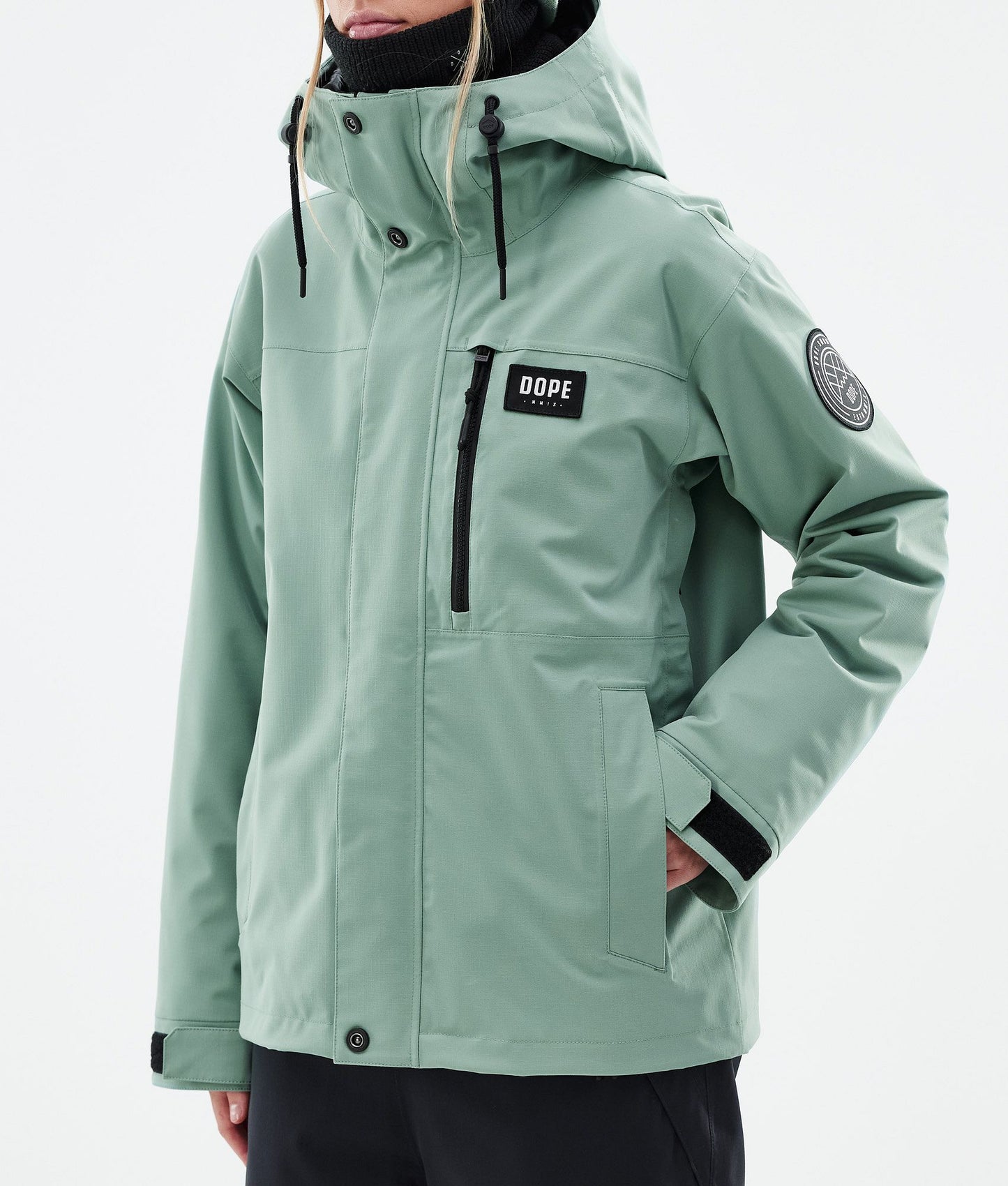 Snowboard Jacket Women Faded Green