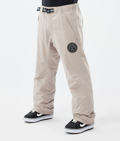 Snowboard Pants Men Spray Black Red