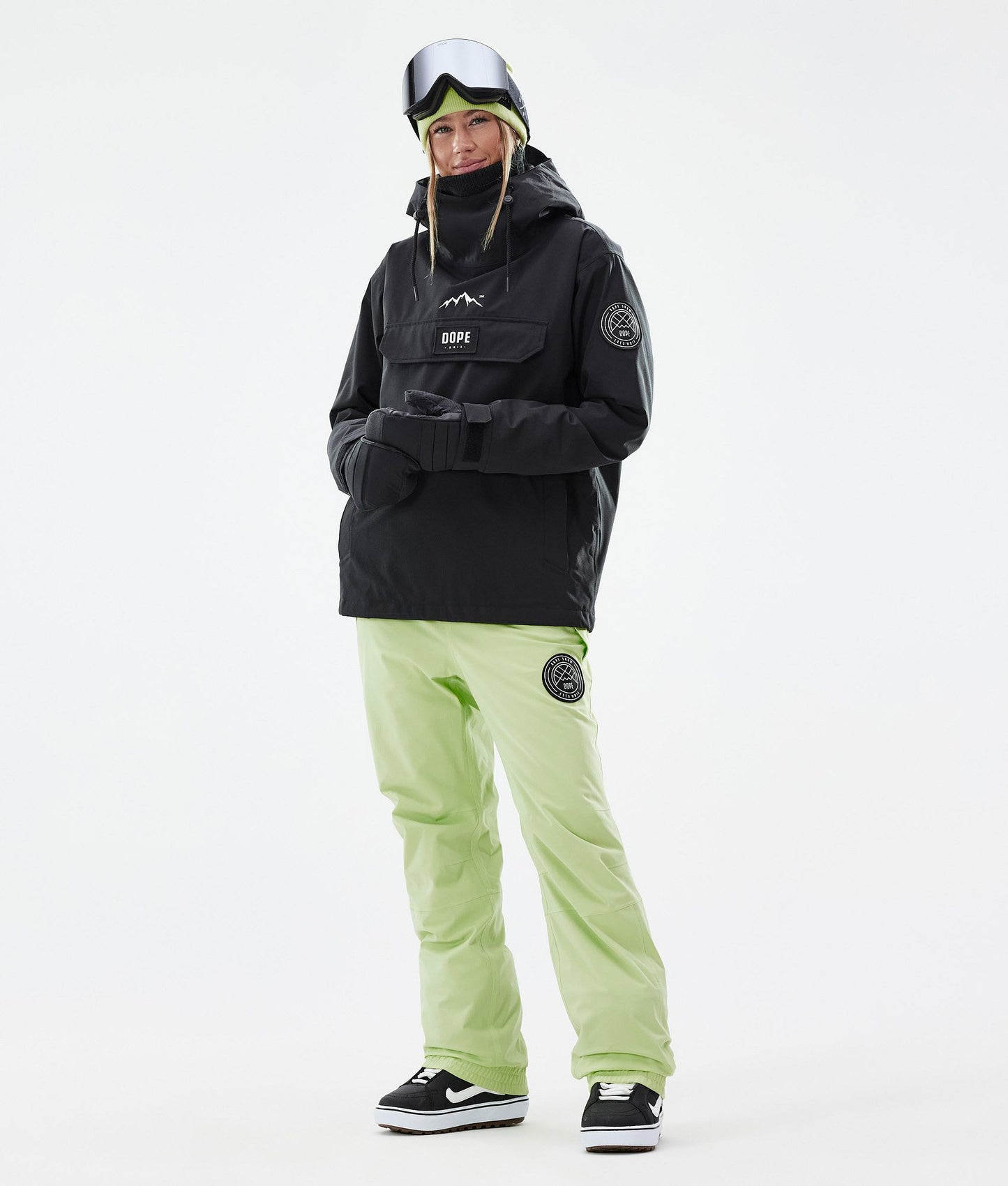 Snowboard Pants Women Faded Neon