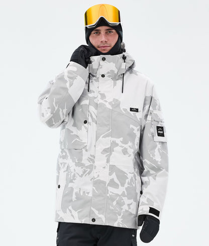 Snowboard Jacket Men Old White