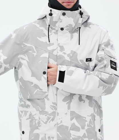 Snowboard Jacket Men Grey Camo