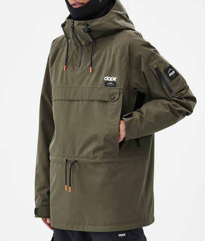 Snowboard Jacket Men Olive Green