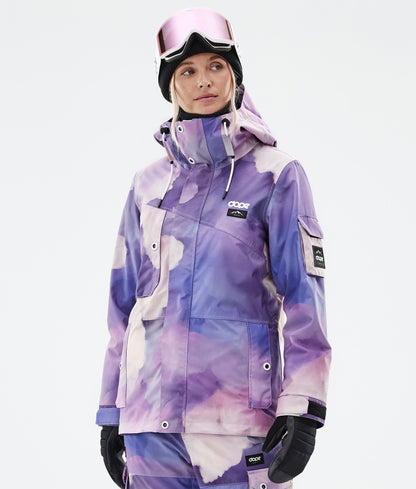 Snowboard Jacket Women Faded Green