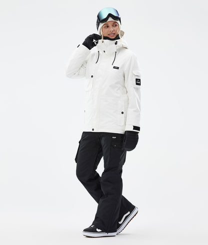 Snowboard Jacket Women Old White