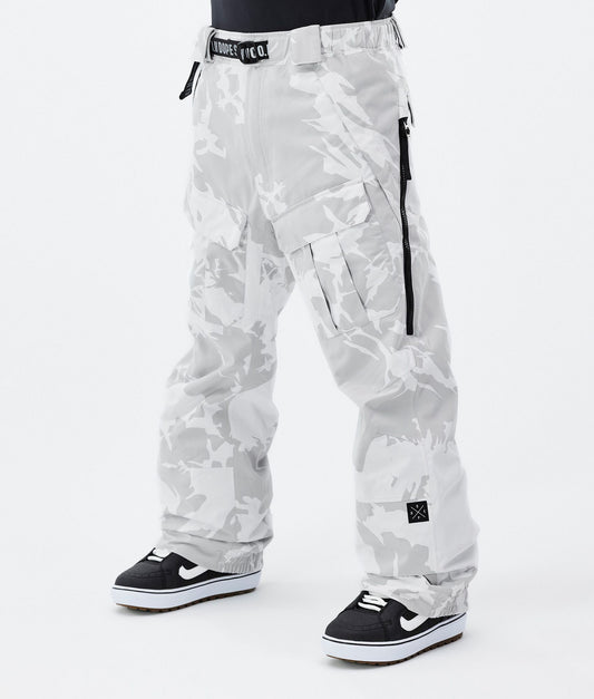 Snowboard Pants Men Grey Camo