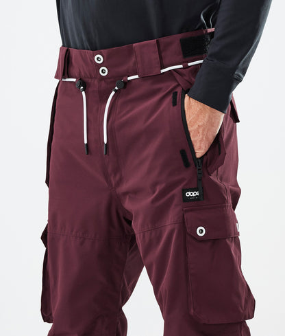 Snowboard Pants Men Burgundy