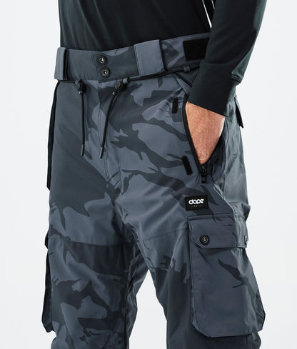 Snowboard Pants Men Metal Blue Camo