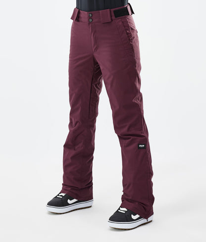 Snowboard Pants Women Burgundy