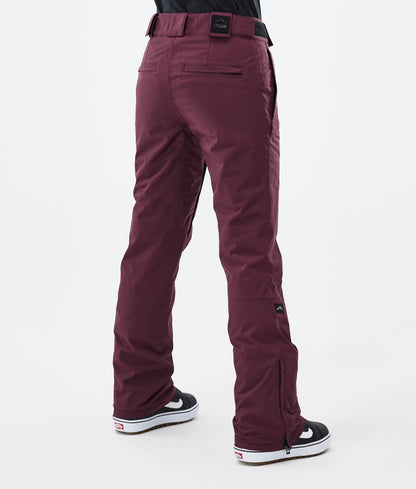 Snowboard Pants Women Burgundy
