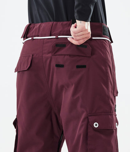 Snowboard Pants Women Burgundy