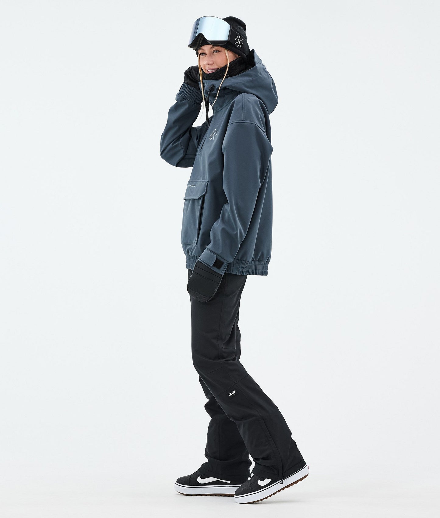 Snowboard Jacket Women Metal Blue