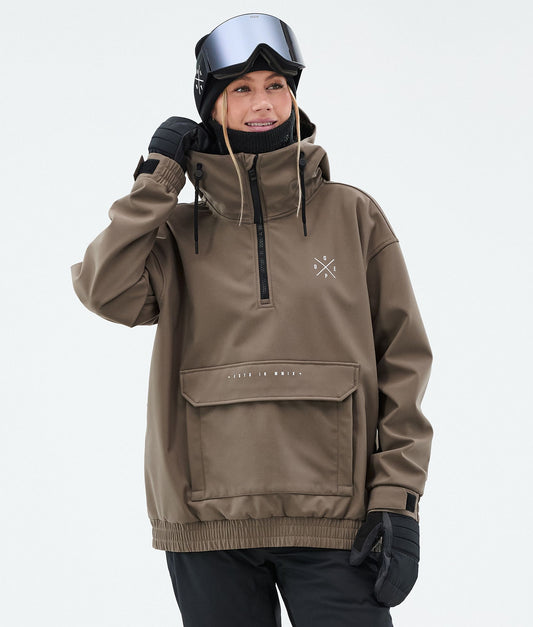 Snowboard Jacket Women Walnut