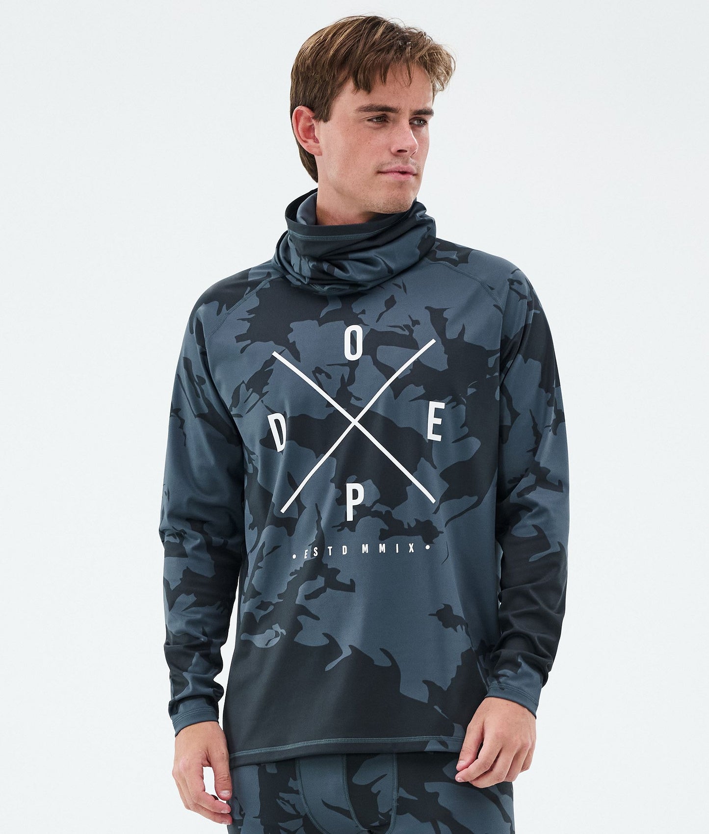 Base Layer Top Men 2X-Up Grey Camo