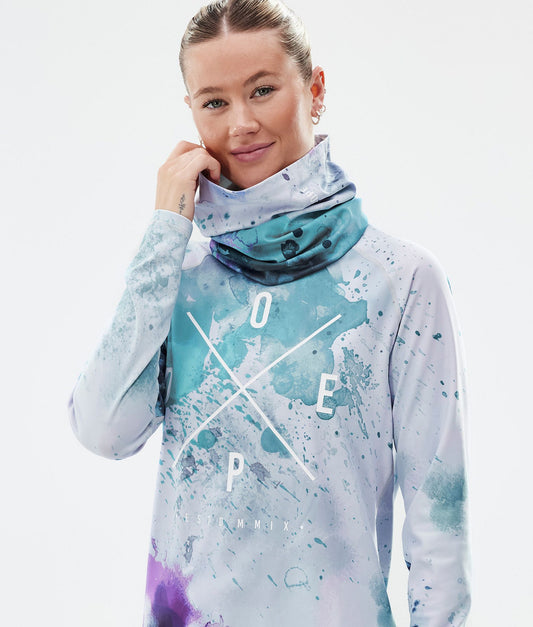 Base Layer Top Women 2X-Up Spray Green Grape