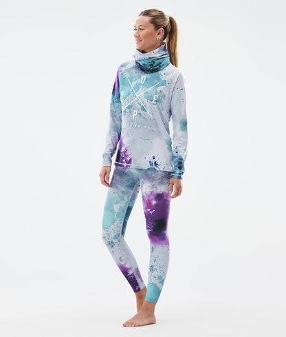 Base Layer Top Women 2X-Up Spray Green Grape