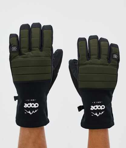 Ski Gloves Gold