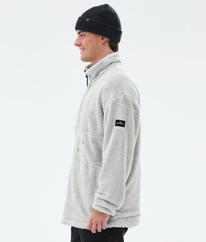 Fleece Sweater Men Light Grey