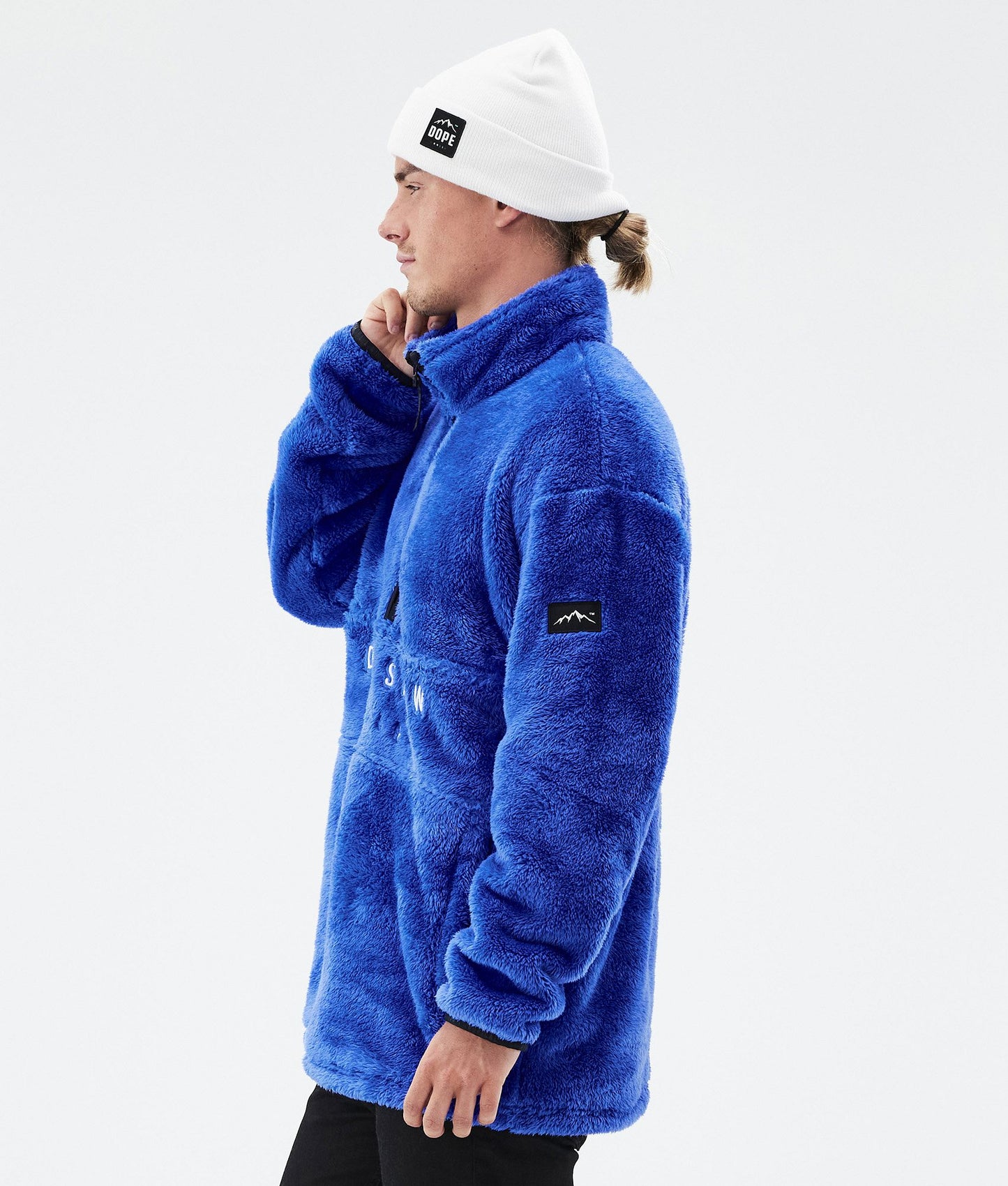 Fleece Sweater Men Cobalt Blue