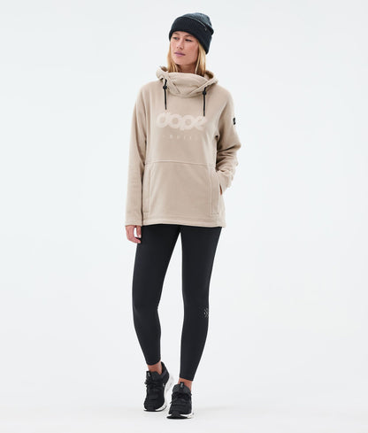 Fleece Hoodie Women Sand