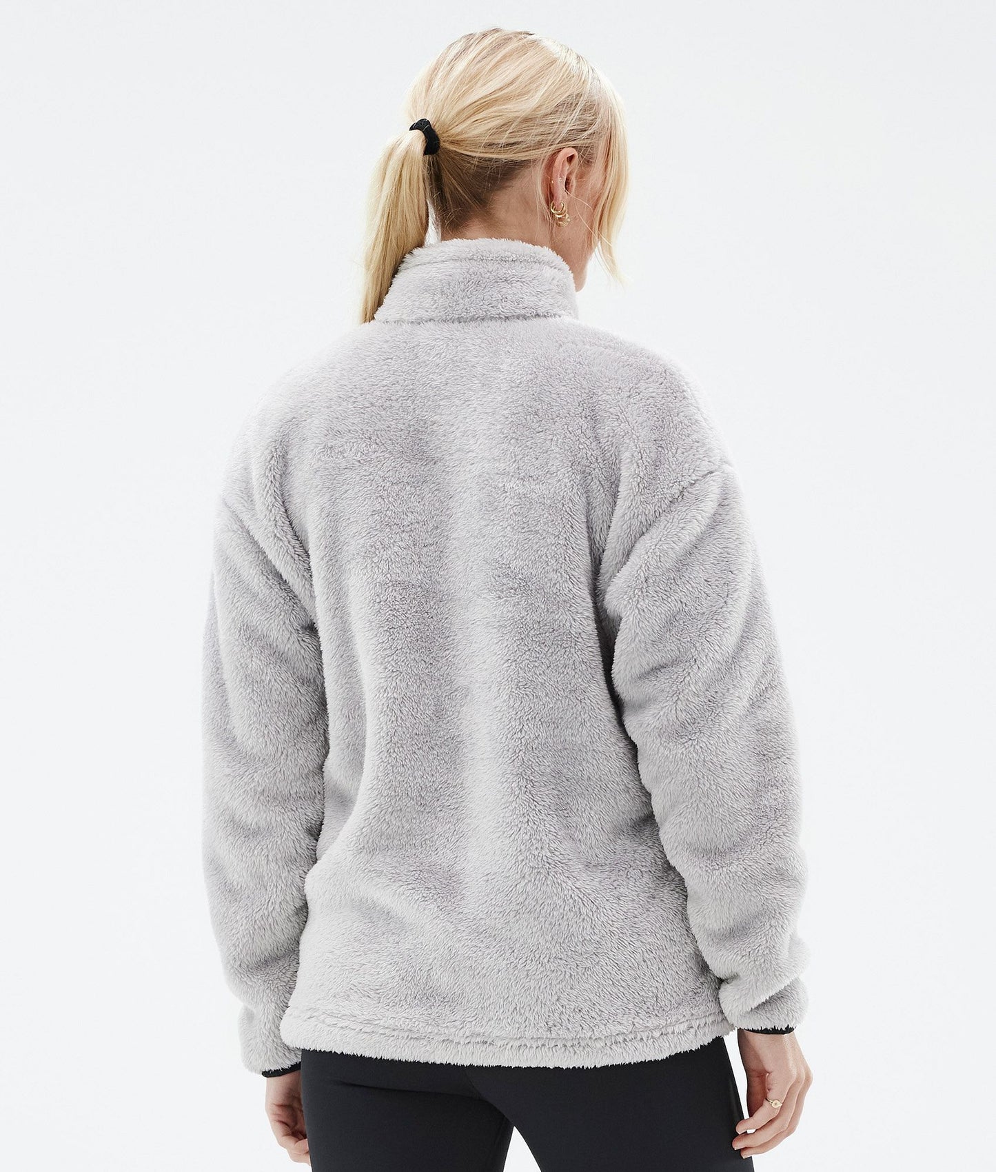 Fleece Sweater Women Light Grey
