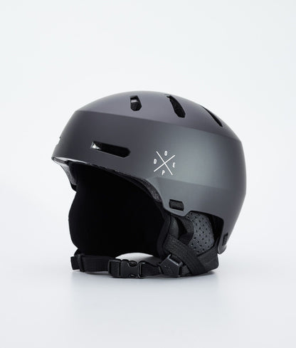 Ski Helmet Classic Matte White w/ Black