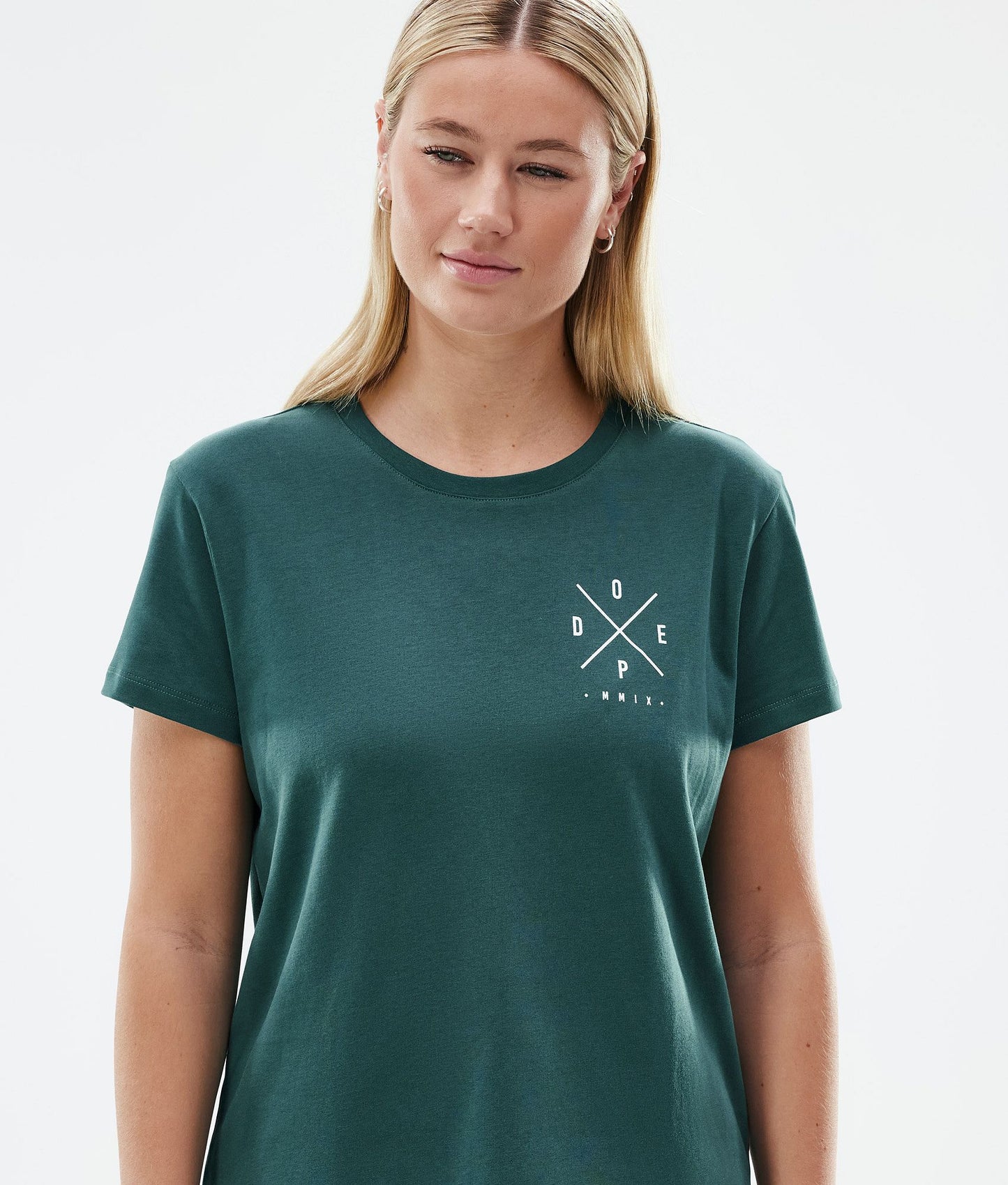 T-shirt Women 2X-Up Bottle Green