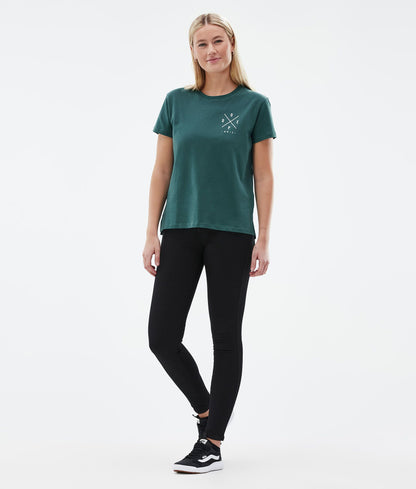 T-shirt Women 2X-Up Bottle Green