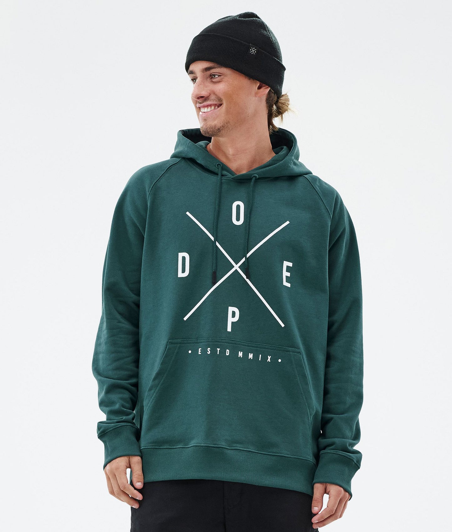 Hoodie Men Summit Bottle Green