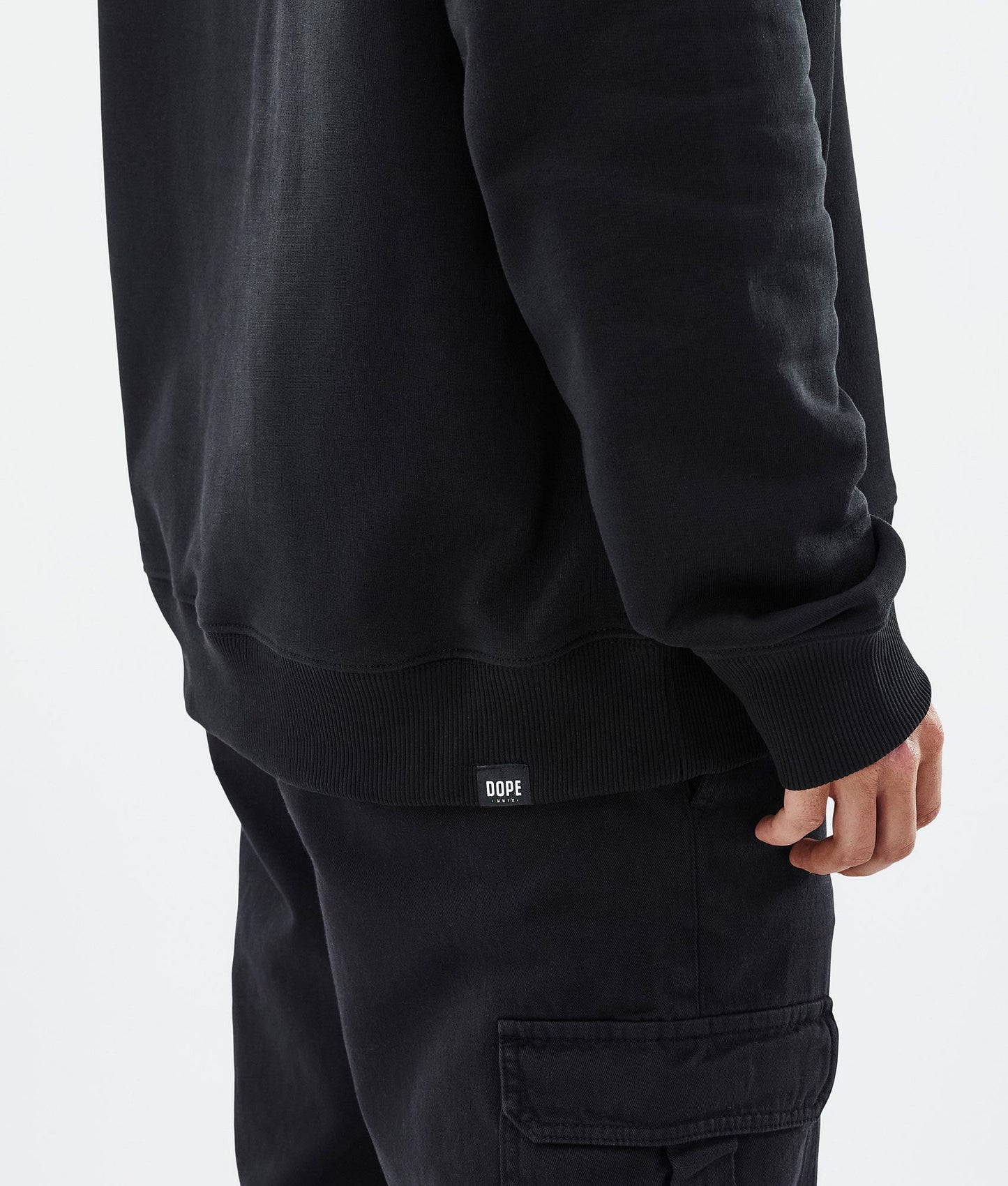 Hoodie Men Silhouette Black