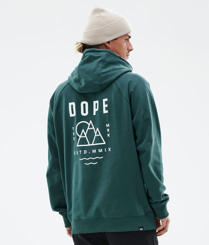 Hoodie Men 2X-Up Bottle Green