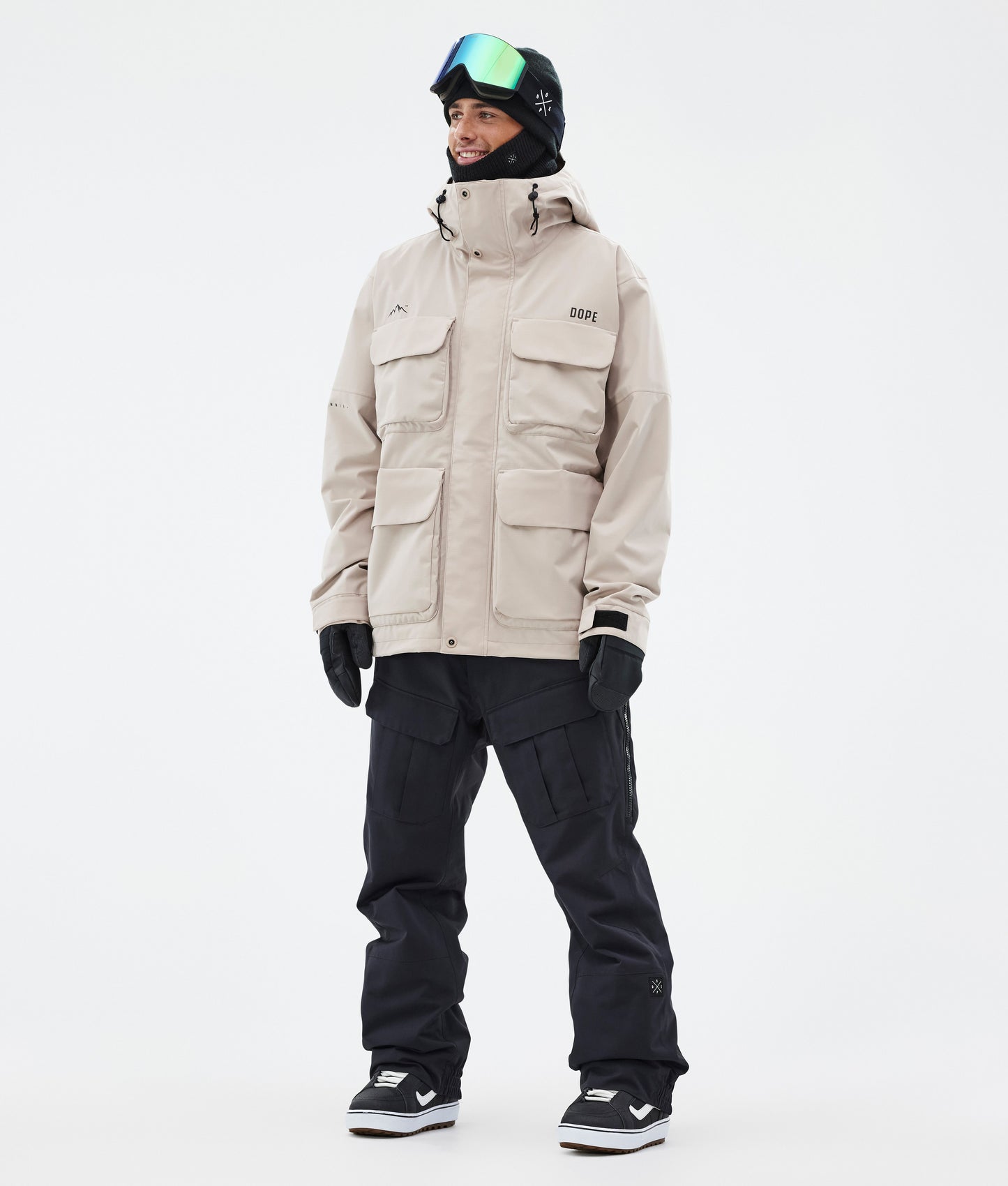 Snowboard Jacket Men Sand