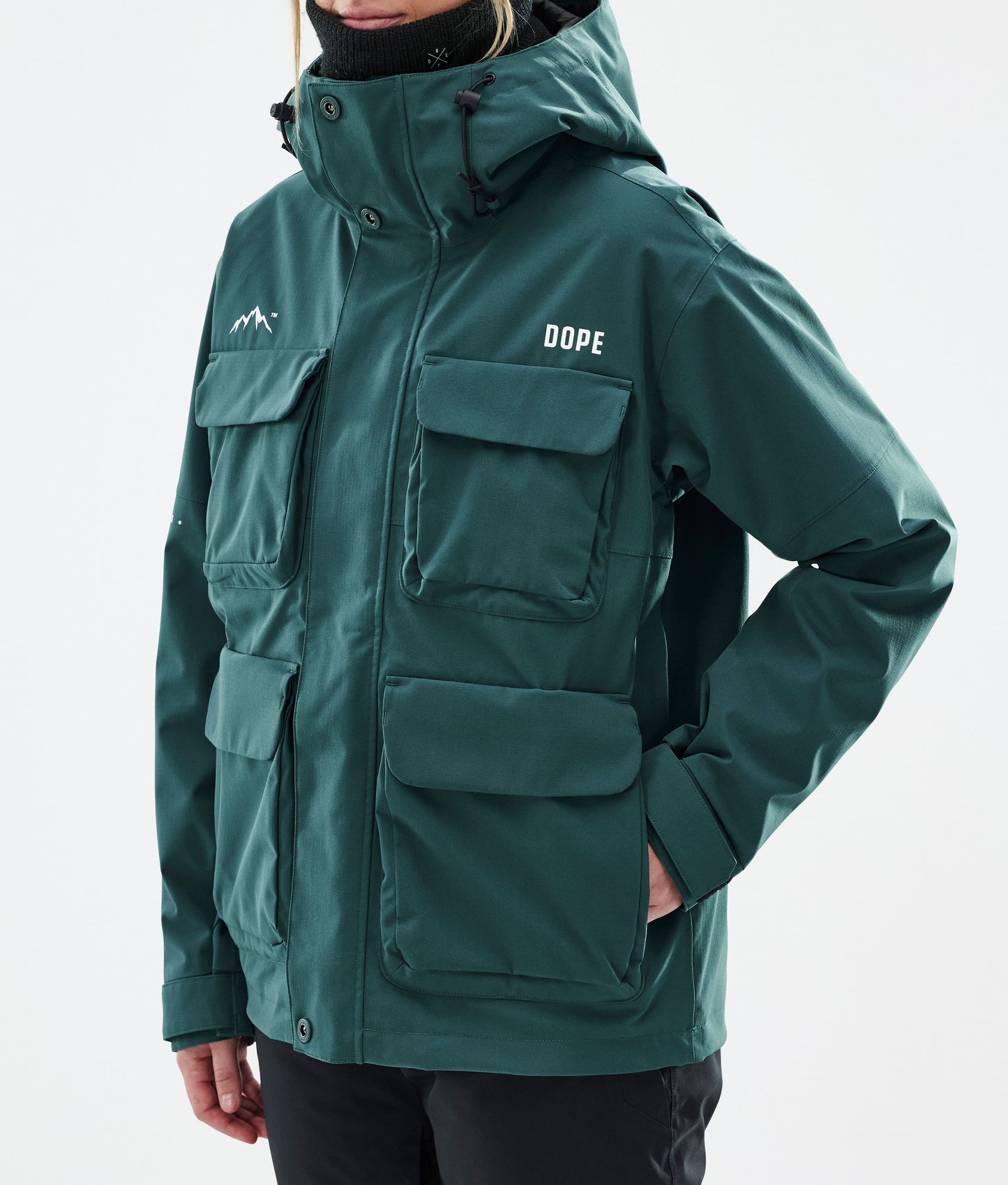 Snowboard Jacket Women Bottle Green