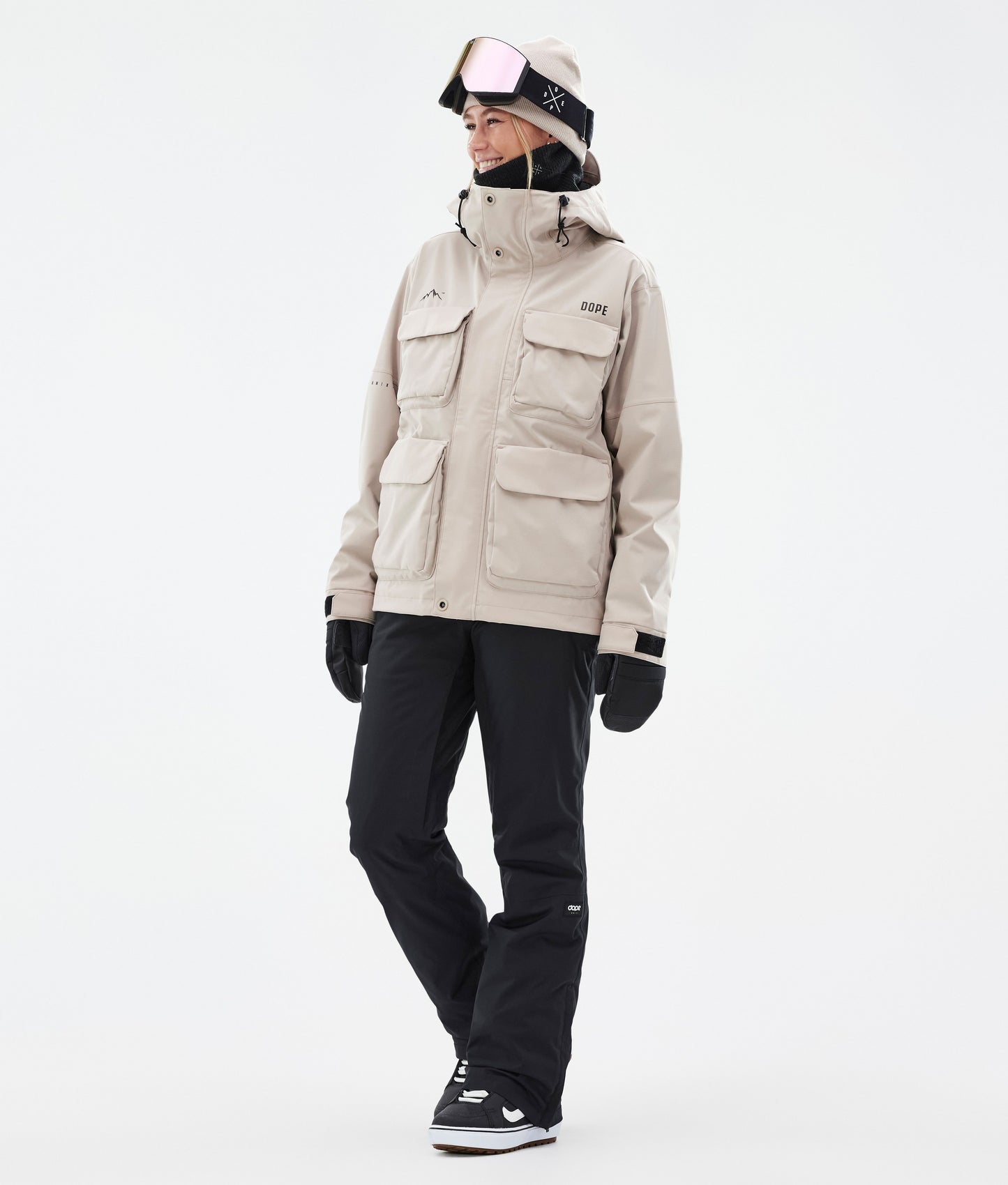 Snowboard Jacket Women Sand