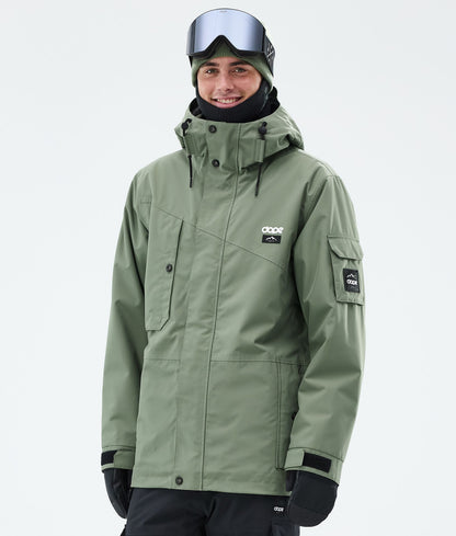 Snowboard Jacket Men Bottle Green