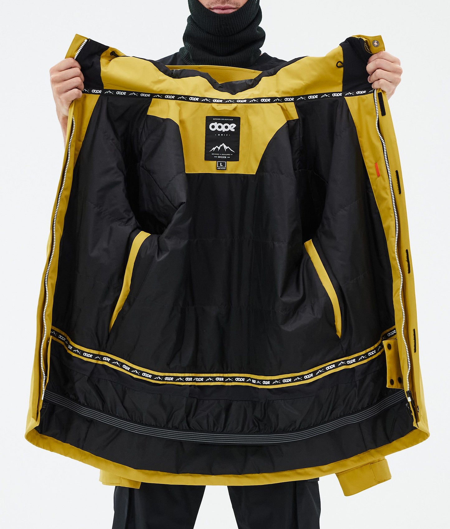Snowboard Jacket Men Yellow