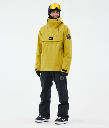 Snowboard Jacket Men Yellow