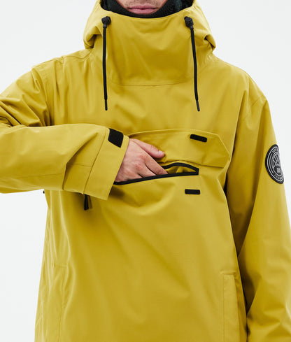 Snowboard Jacket Men Yellow