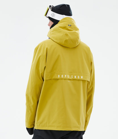 Snowboard Jacket Men Yellow