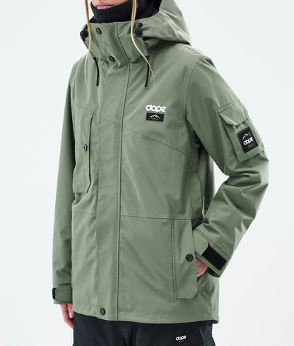 Snowboard Jacket Women Moss Green
