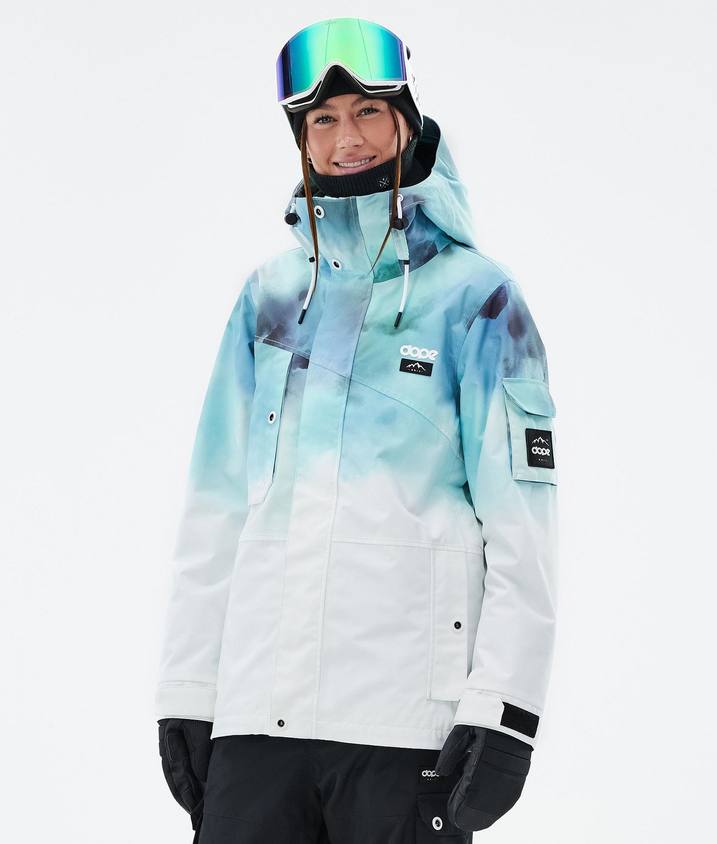 Snowboard Jacket Women Soft Green