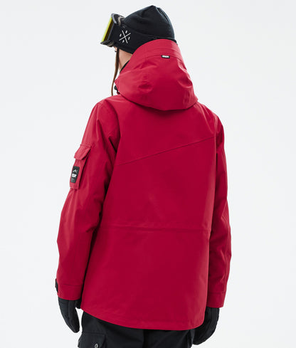Snowboard Jacket Women Deep Red