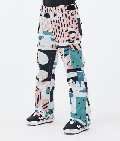 Snowboard Pants Women Grey Camo