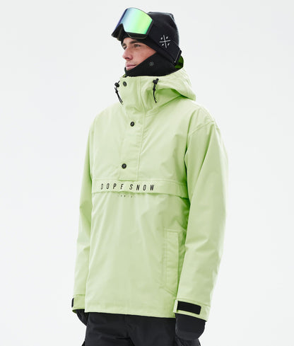 Snowboard Jacket Men Faded Neon