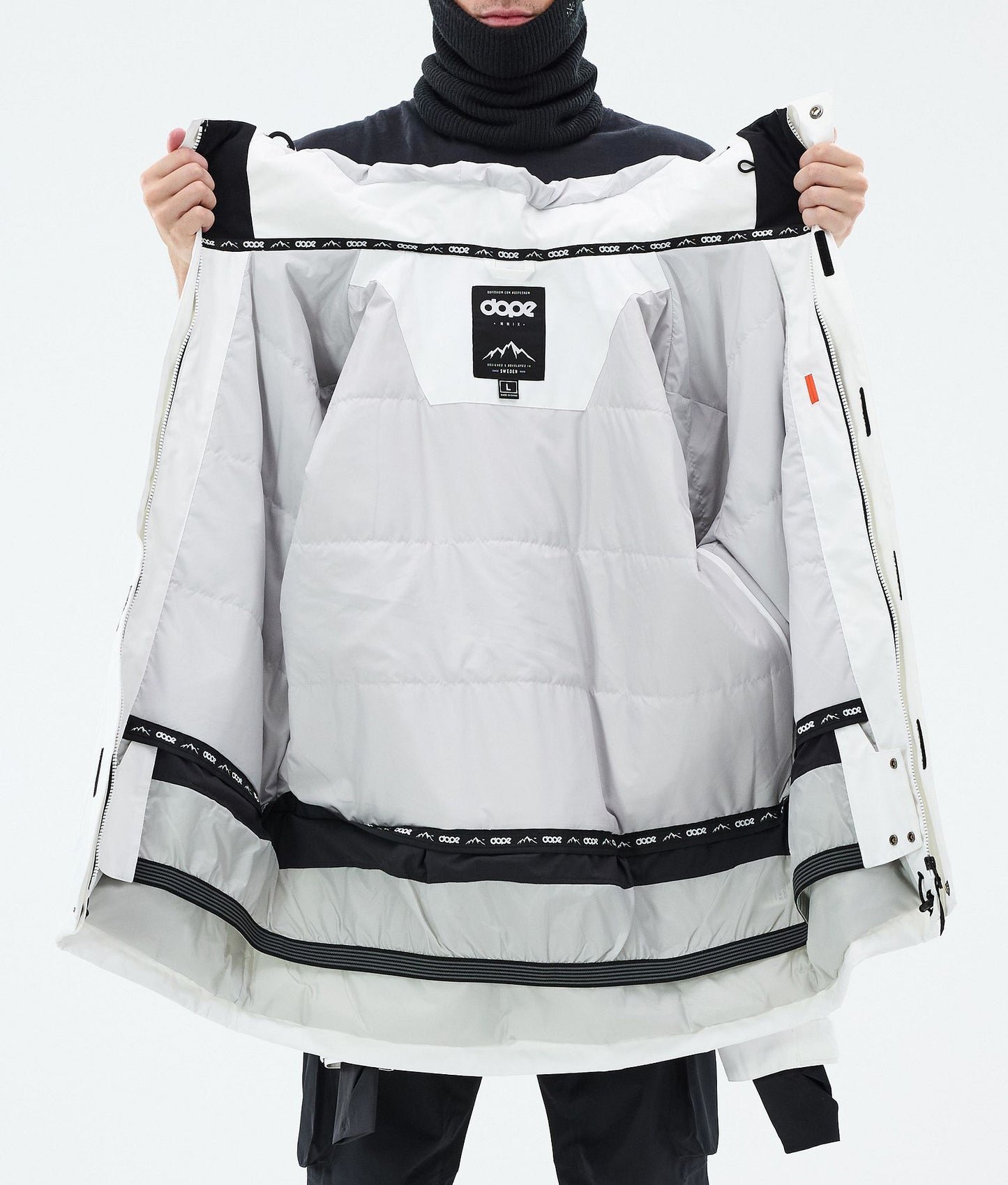 Snowboard Jacket Men Whitish