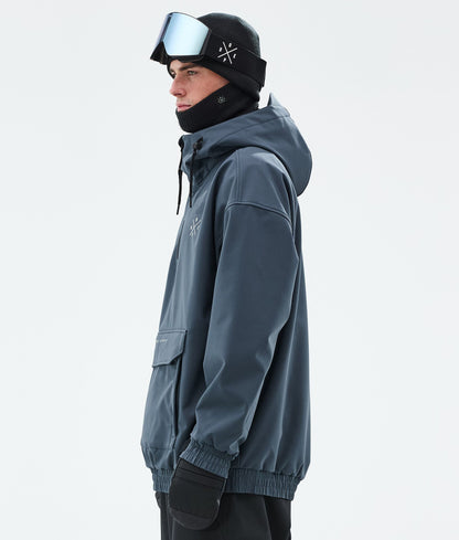 Snowboard Jacket Men Metal Blue