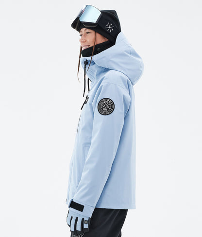 Snowboard Jacket Women Light Blue