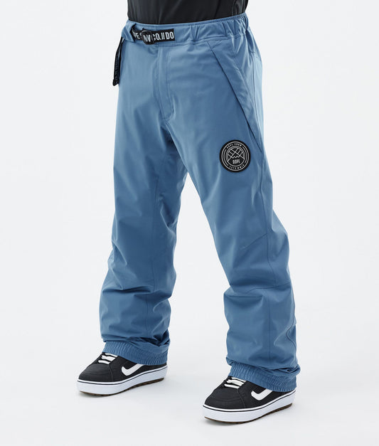 Snowboard Pants Men Blue Steel