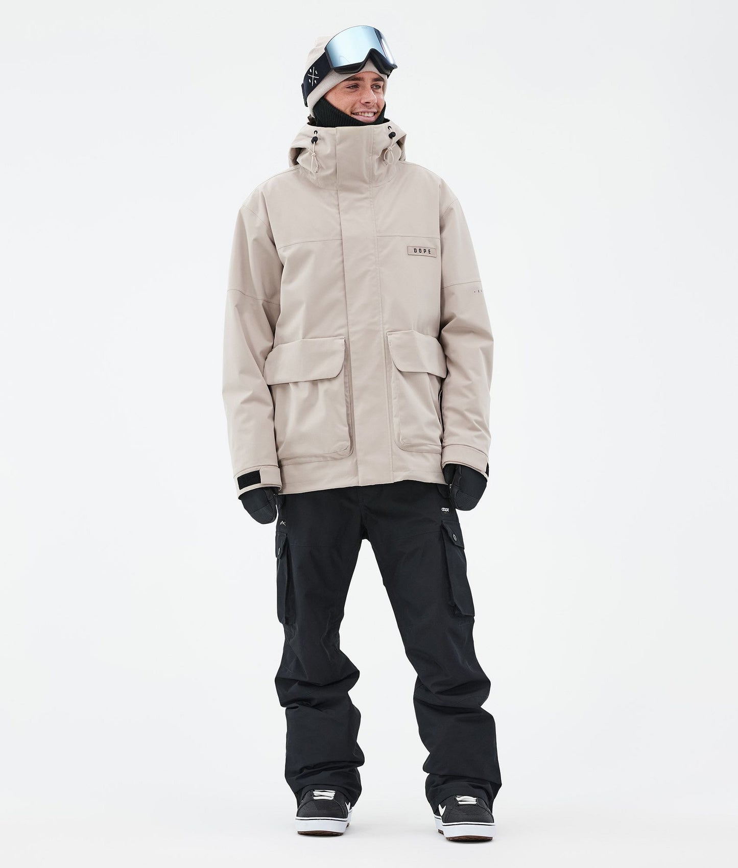 Snowboard Jacket Men Sand