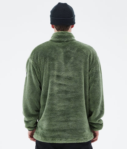 Fleece Sweater Men Moss Green